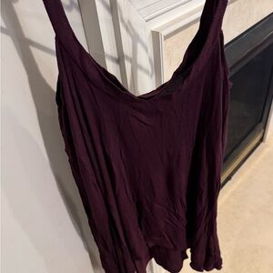 Mai Soli women's long sleeve cold shoulder top, red, medium